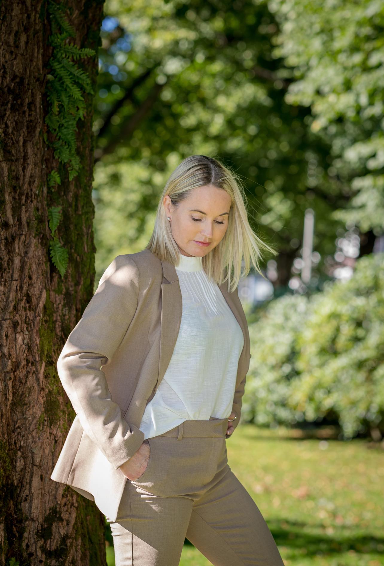 Rita Blazer - Brun/ Camel